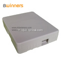 2 พอร์ตซ็อกเก็ตแผงกล่องเลิกจ้าง FTTH ไฟเบอร์ออปติก